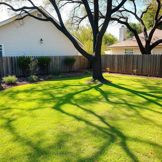 Clean yard after tree service work